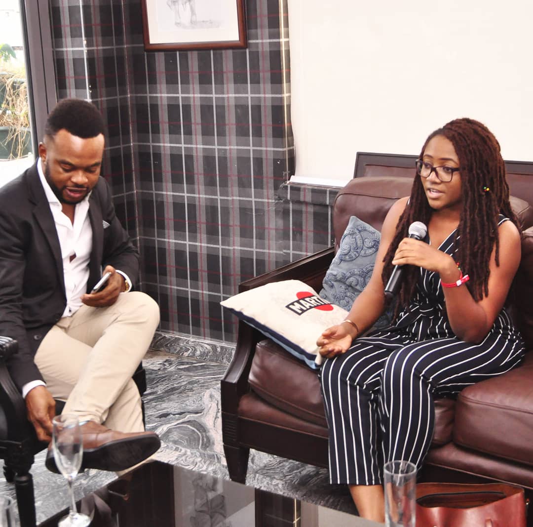 BolanleBanwo's tweet photo. It is never difficult talking about what you love💖. #tdrlive2018 
#graphicdesign #branding #identity https://t.co/ghJydXE5GR