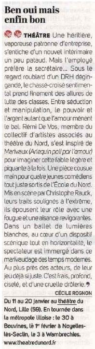 theatredunord's tweet photo. Bien bel article sur #BenOuiMaisEnfinBon pour @LaVieHebdo !
Ben oui mais enfin bon sera au Théâtre du Nord du 11 au 20 janvier et en #bellessorties du 30 janvier au 4 février !
@lillefrance @Lille_actu @Lilletourism @MEL_Lille https://t.co/tCmuVzeufy