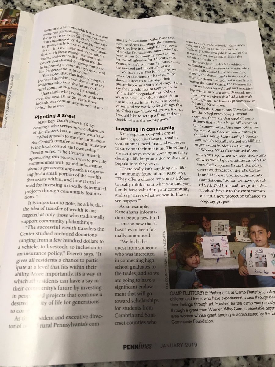 Congratulations to CV’s 1st grade for being recognized in the January 2019 edition of PENNlines.