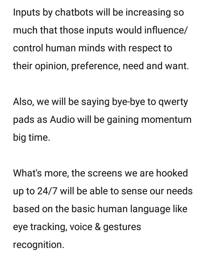 bhimanihelly's tweet photo. What is the next big trend in media and technology? @WPPStream #Wildcard #WPPStream https://t.co/3IZG8PM7OF