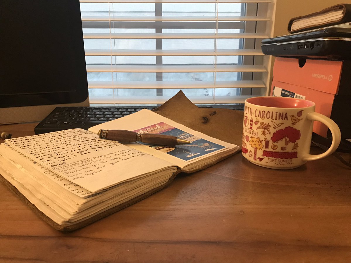TheRevBski's tweet image. Getting back to my regular journaling again this morning. The unpacking and holidays interrupted the routine of reflecting and daily writing. #journal #mythoughts #fancypen