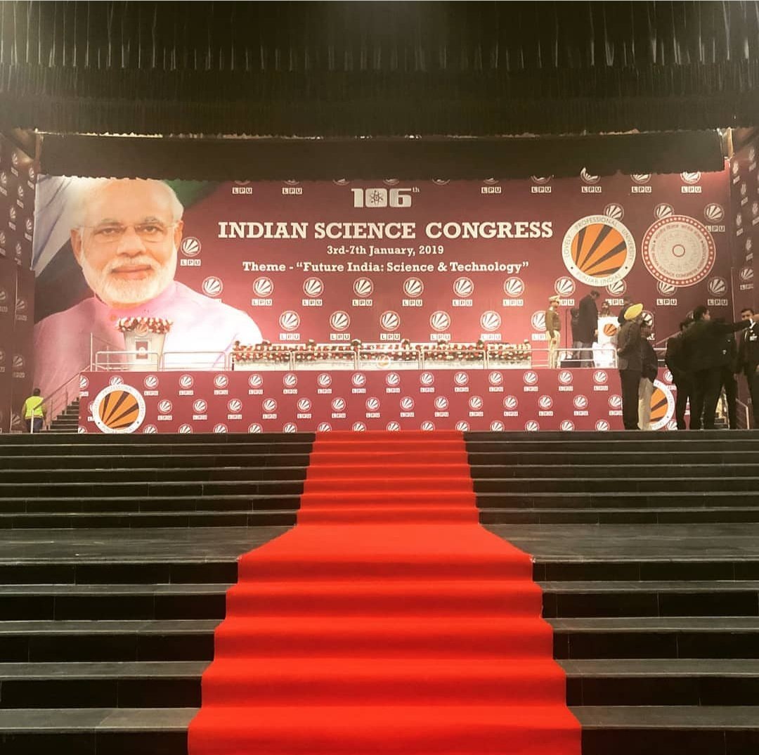 ridhubharan's tweet image. #PMModiAtLpu for 106th Indian Science Congress at #LPU #ISCatLpu