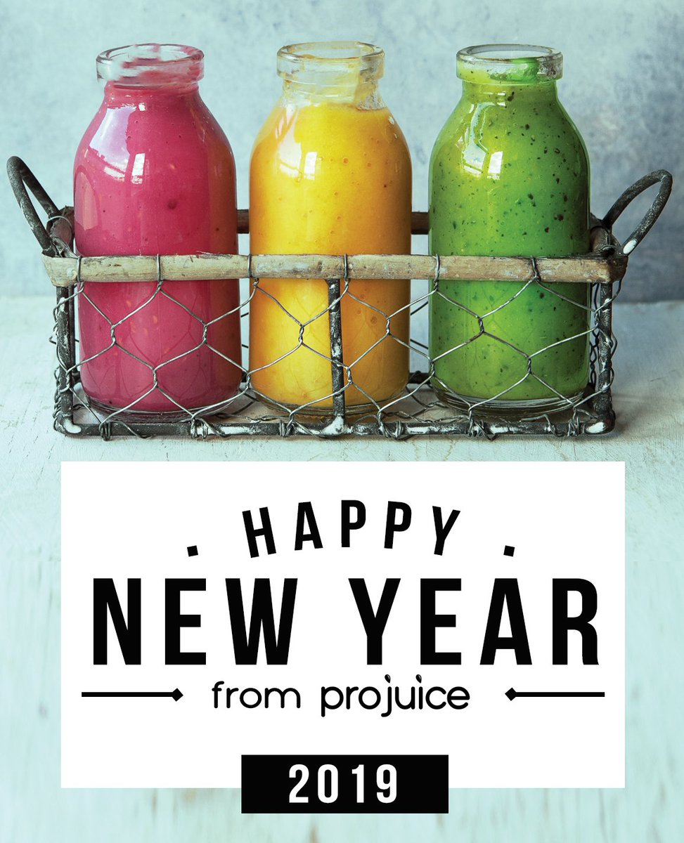 Happy New Year to all of you from the <a href="/ProJuice01/">Projuice</a> team. We wish you all the joys of the season and lots of success and happiness in 2019! We look forward to serving you in the New Year! #Projuice #HappyNewYear #smoothies #milkshakes #frozenyoghurt #soup #waffles #allyoucaneat