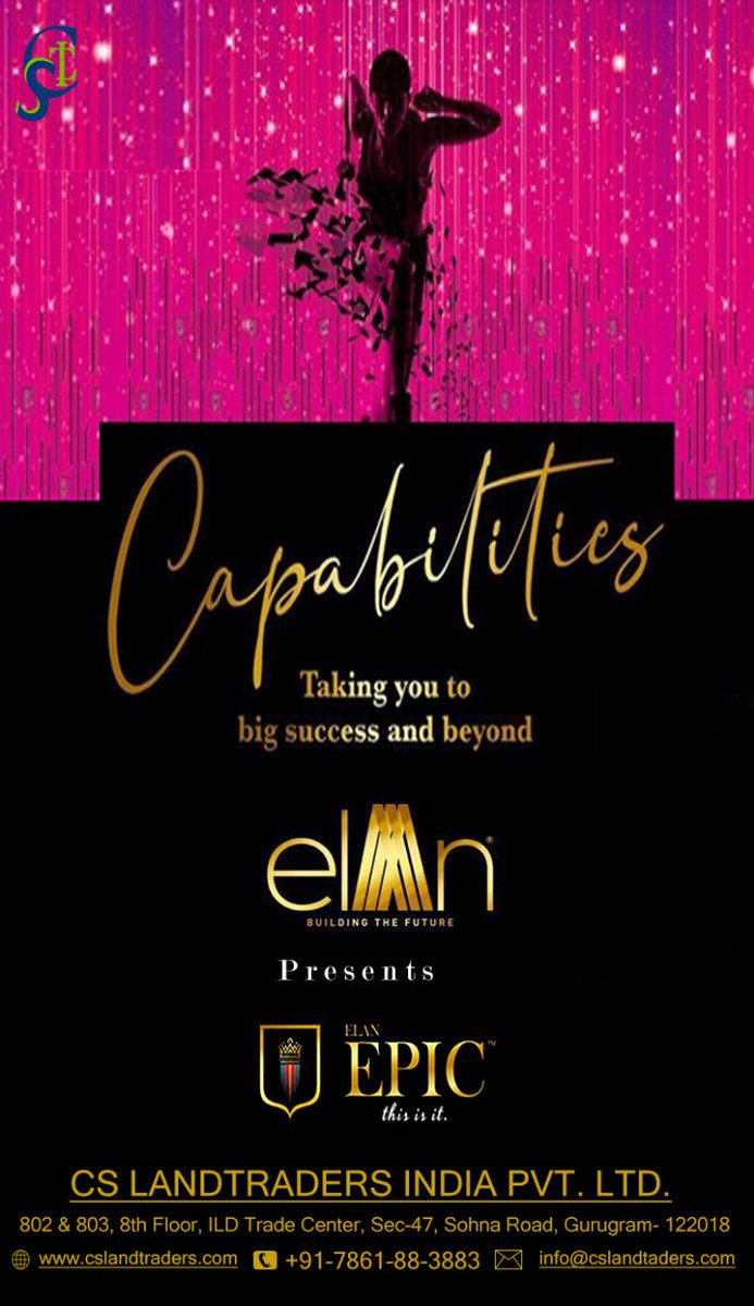 CSLandtraders's tweet photo. Don’t miss #GoldenOpportunity
that takes you to Big #Success &amp; Beyond
#Invest in #India 1st #LuxuryRetailShops
#ElanGroup #ElanEpic
Call Now #CSLT +917861883883
#WhatsApp @ 9910088018

#AssuredRental #Commercial #Investment
#Opportunity #Property #SecuredInvestment
#Guarantee https://t.co/zN71HL1uma