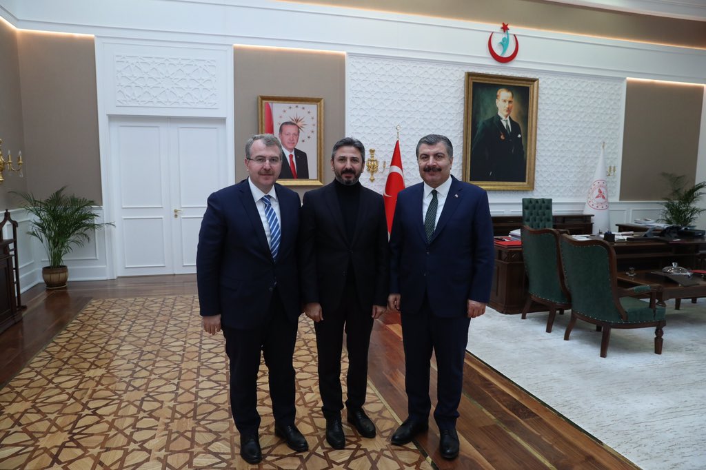 İl ve ilçelerimizin tüm sağlık yatırımlarını,devam eden ve planlanan projeleri değerli Sağlık Bakanımız Sn.<a href="/drfahrettinkoca/">Dr. Fahrettin Koca</a> ve bakan yardımcımız <a href="/halileldemir/">Halil ELDEMiR</a> ile birlikte istişare ettik. Gösterdikleri yakın İlgi ve samimi desteklerine çok teşekkür ederim.  <a href="/saglikbakanligi/">T.C. Sağlık Bakanlığı</a>