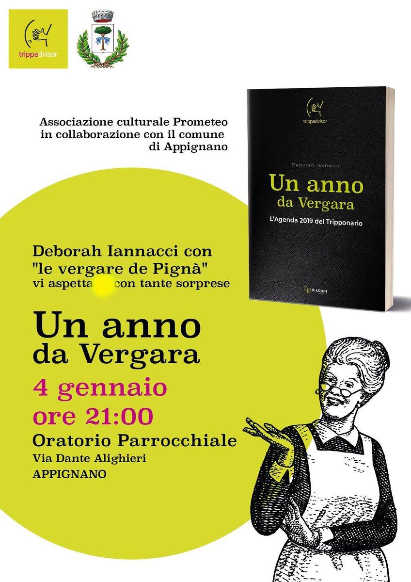 Il nuovo anno inizia con un #libro che parla di #tradizioni in un #paese ricco di storia. La #scrittrice aspirante #Vergara #DeborahIannacci e le #vergare de Pignà ci aspettano ad #Appignao venerdì 4 gennaio con tante sorprese...