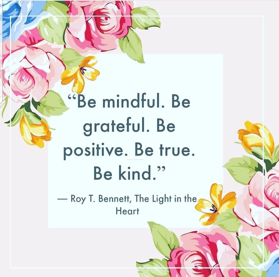 taratemptations's tweet photo. Be mindful. Be grateful. Be positive. Be true. Be kind.
#TemptationsQVC #qotd #inspiration #motivation #taratime #taratemptations #ttquotes https://t.co/KbVUI42S8V