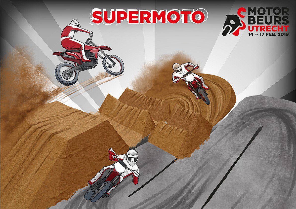 Het buitenterrein tussen hal 7 en hal 12 wordt dit jaar dé plaats voor èchte actie! Voor het eerst in de geschiedenis van MOTORbeurs Utrecht gaan we daar namelijk een compact supermoto-circuit - inclusief offroad - aanleggen. Dat wordt knallen! 👌#supermoto #motorbeursutrecht