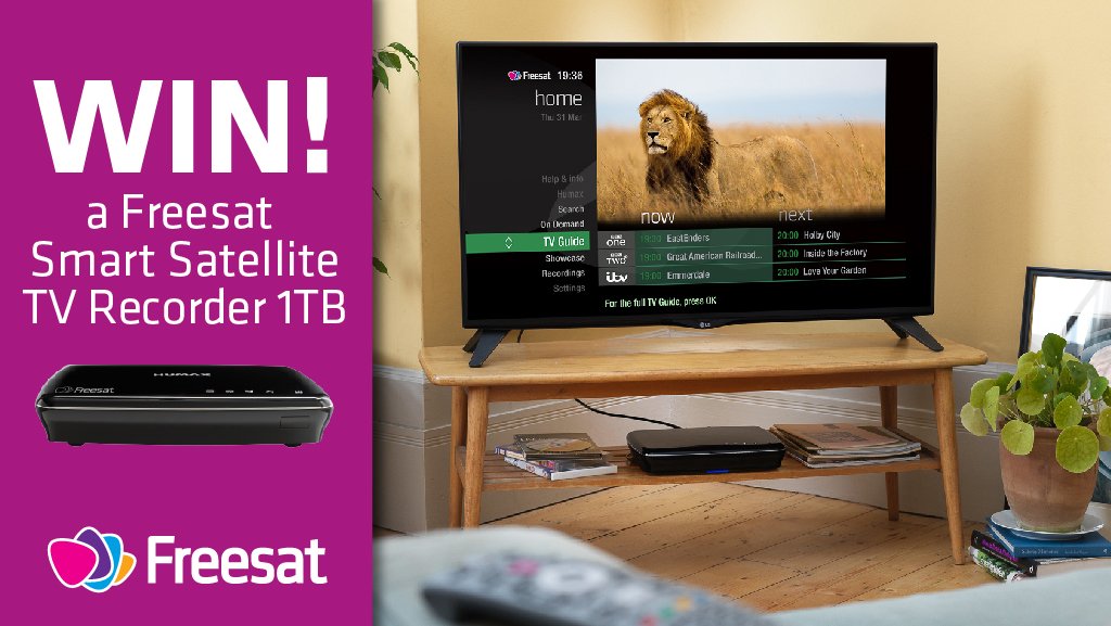 HughesDirect's tweet photo. Enter our latest competition to #WIN a @freesat_tv Smart Satellite TV Recorder 1TB!
Simply follow us @HughesDirect &amp; RT 🍀🎁
Ends 09/01/19, Ts&amp;Cs apply - https://t.co/CnneDWTnDR https://t.co/HgDMmZEPNI