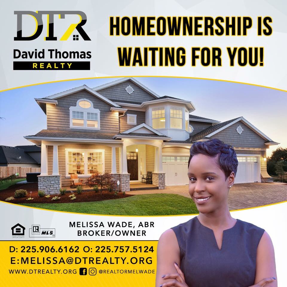 RealtorMelWade's tweet photo. Homeownership is waiting for YOU! Call me today for your private consultation. #SellWithMel #RealtorMelWade #DavidThomasRealty #DTR #House #HomeBuyers #BatonRougeRealtor #LuxuryRealEstate #LuxuryHomes #Properties #DreamHome #NewHome #RealEstateInvestor #HomeSweetHome https://t.co/6mIiJXcJbO