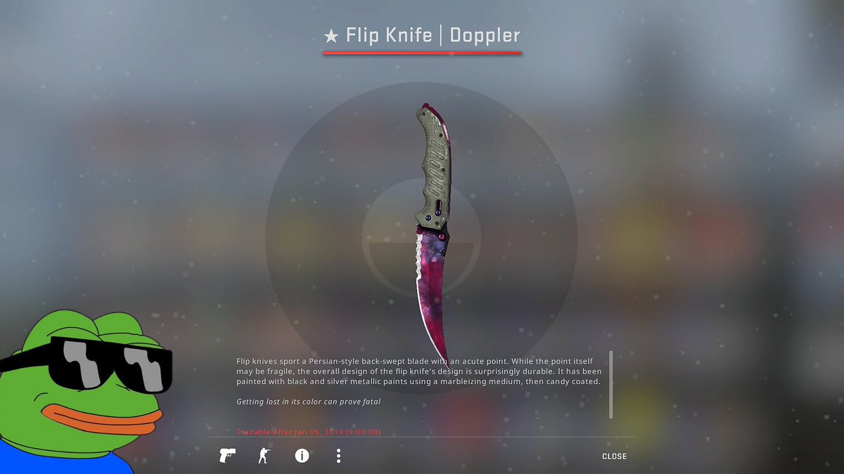 ★ Flip Knife Doppler Phase 2 FN Giveaway ★ To enter: ✔️ Retweet ✔️ Follow @SuperstituM Ends in 7 days. Best of luck! 🐸 WE HAWT! 🔥🔥🔥