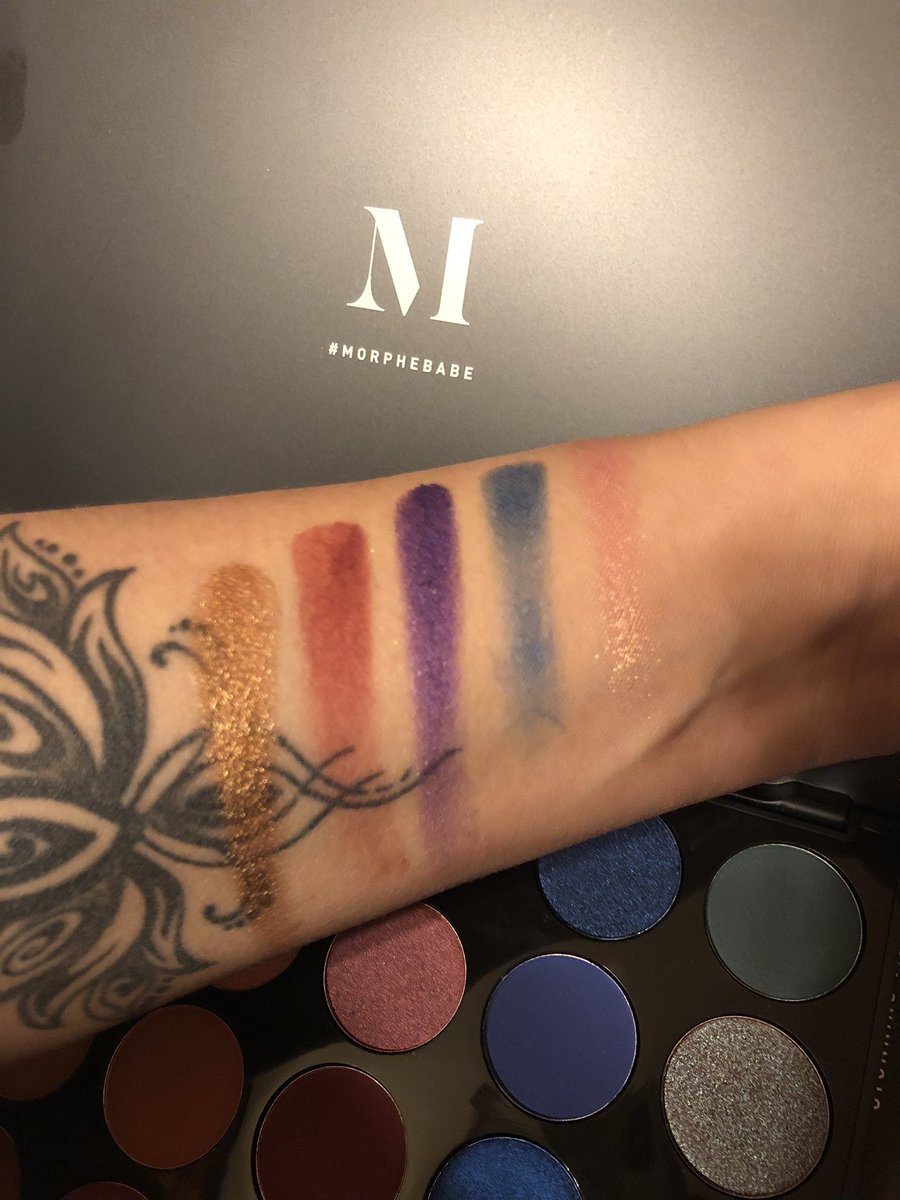 Loving This palette 🎨 the pigmentation is so strong and creamy... highly recommended #morphebabe #ThursdayMotivation #lovingmakeup #makeupaddict #nycmakeup #colortendency