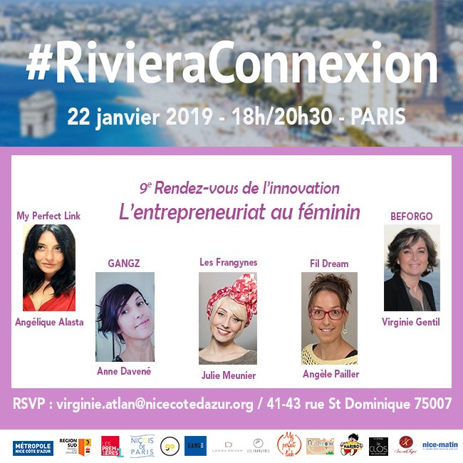 MatinalecoATLAN's tweet photo. https://t.co/FpOpWEuJAP : Inscrivez-vous et venez les rencontrer: 5 #startupeuses de notre Région viendront pitcher à Paris le 22 janvier! La Maison de la Métropole NCA-Région SUD booste le développement au niveau #national de nos pépites. #RSVP : virginie.atlan@nicecotedazur.org https://t.co/KkbCypxF4W