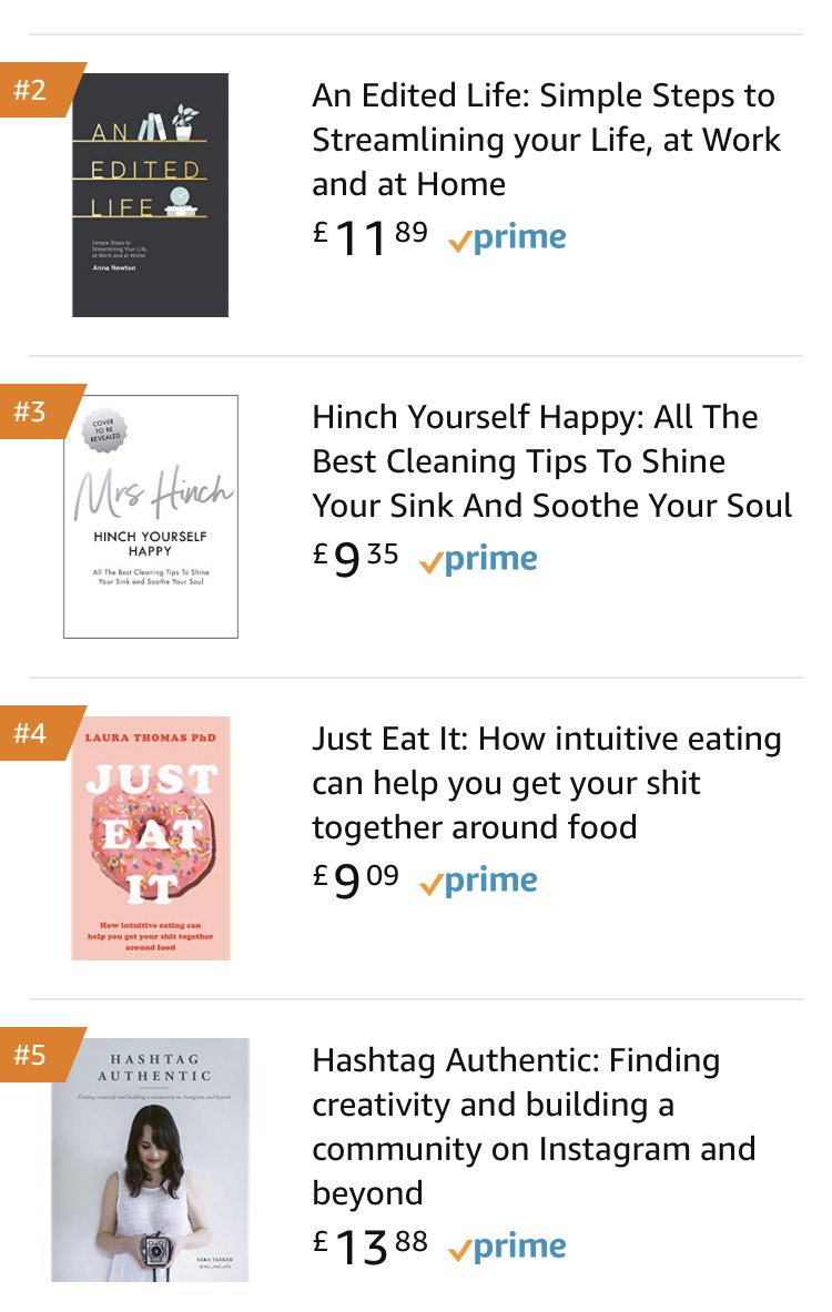 A snapshot of Amazon’s “hot new releases” chart today. All four of us are women using social media to get our voices heard.

If you ever doubt the possibilities of what you’re trying to do online, remember this!