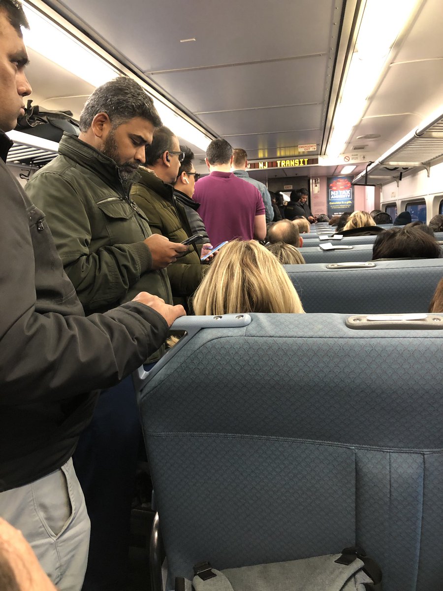 SkopasHarry's tweet photo. @NJTRANSIT @NJTRANSIT_NEC a new year but the same ol’ shitty NJT Service! Cancelled overcrowded trains to start the new year NEC 3932 stuck at station for past 15mins, thanks again!!! https://t.co/FzYFPZkRAR