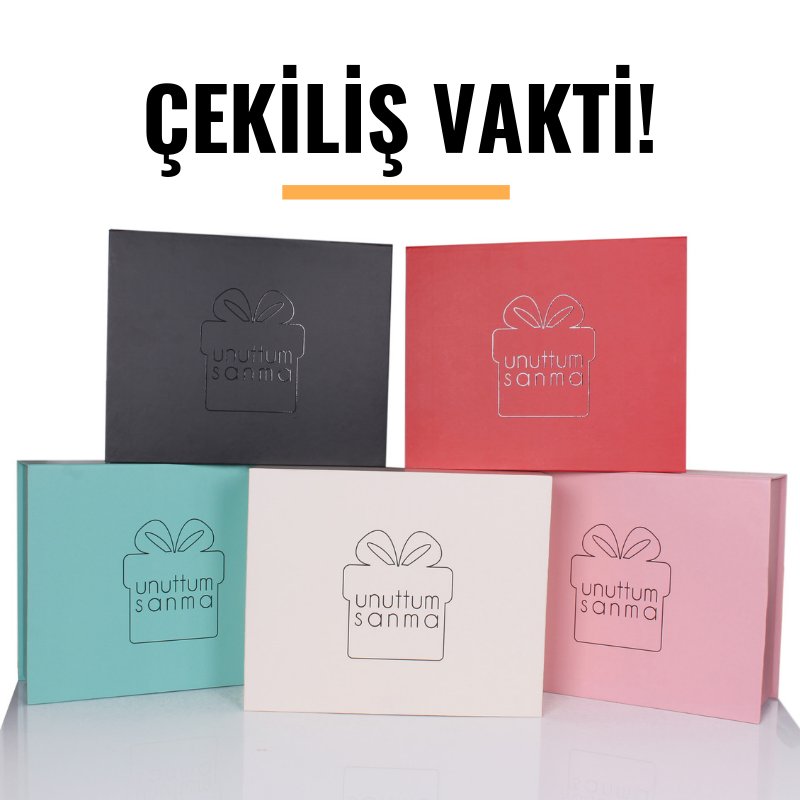 2019'un ilk çekilişini yapalım o zaman! 🎅
Bu tiviti Rt'leyip bizi takip eden 2 kişiye linkteki hediye kutumuzdan gönderiyoruz! 
Şansınızı arttırmak isterseniz 2 kutu da instagram hesabımızda veriyoruz! 😉 Çekiliş kutusu için 👉 unuttumsanma.com/hediye-kutular…