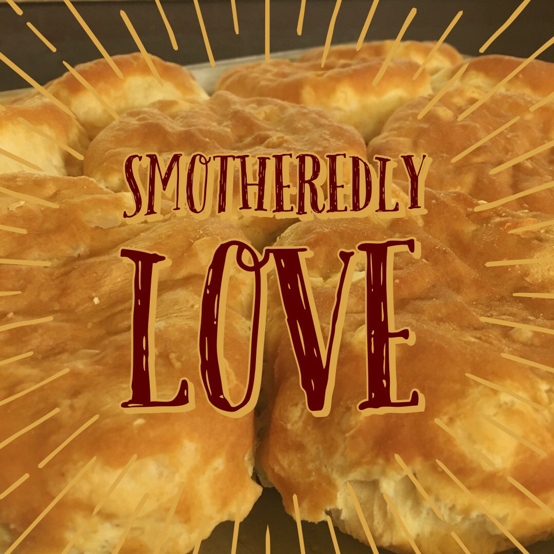 #CarusosSpecial: fresh-baked biscuits smothered in housemade chicken pot pie soup. #stlfood #stleats #downtownstl #washingtonavestl #stlouis