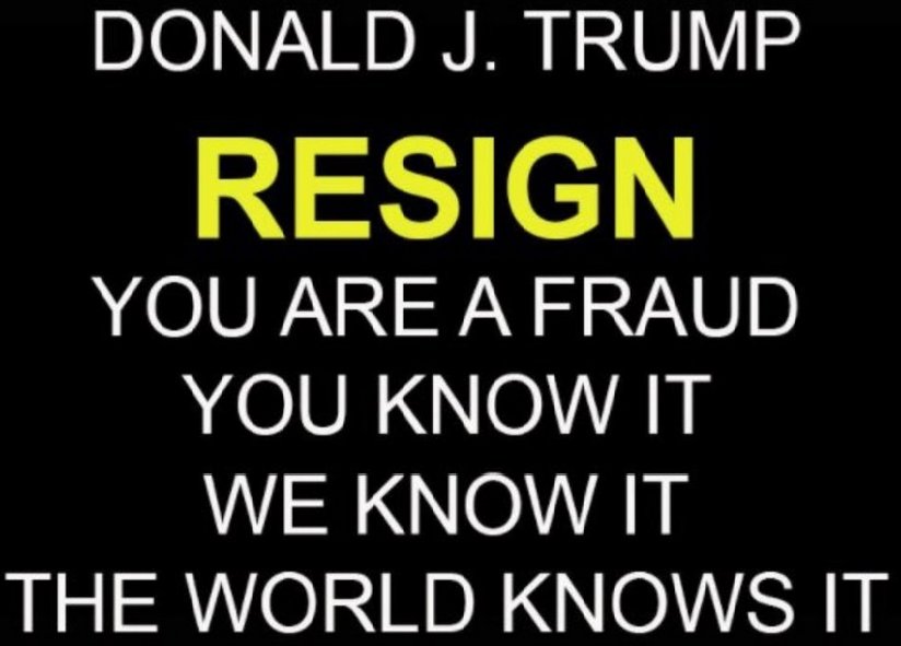 TrumpFraud2016's tweet photo. Surprised that #TrumpBabyMan hasn't gone golfing. 

#TrumpIsATraitor
#TrumpIsAMoron https://t.co/0fwCoFfBrh