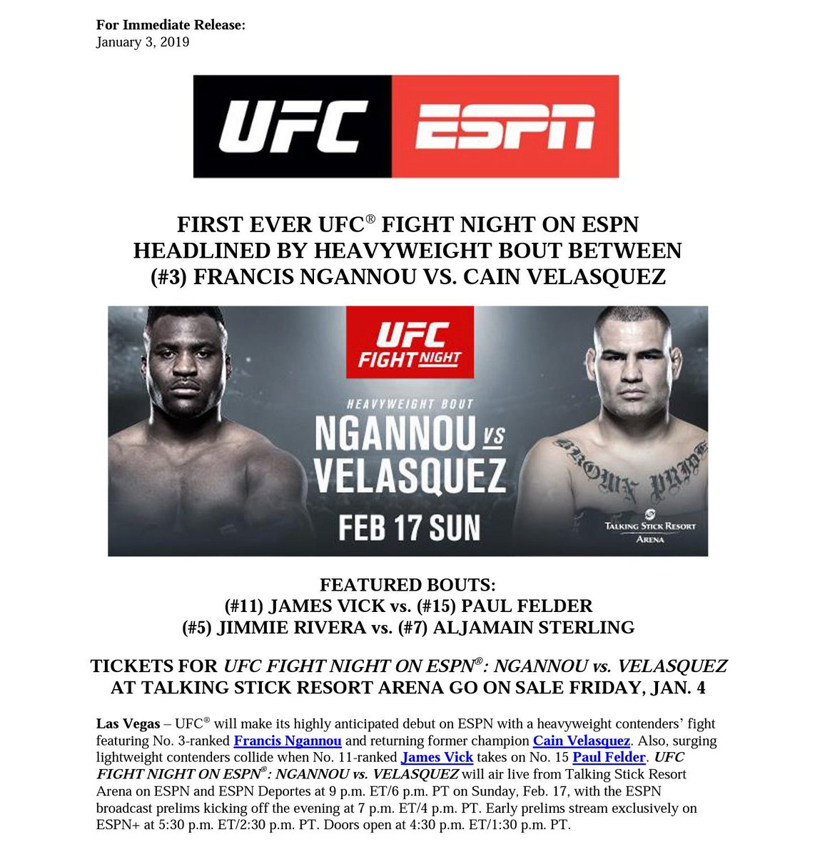 David_Malandra's tweet photo. This is awesome as Philadelphia Fighter Paul Felder (@felderpaul) will be on the 1st #UFC on ESPN Card on February 17
#UFConESPN #PhillyMMA #PaulFelder https://t.co/55jndA1O2w