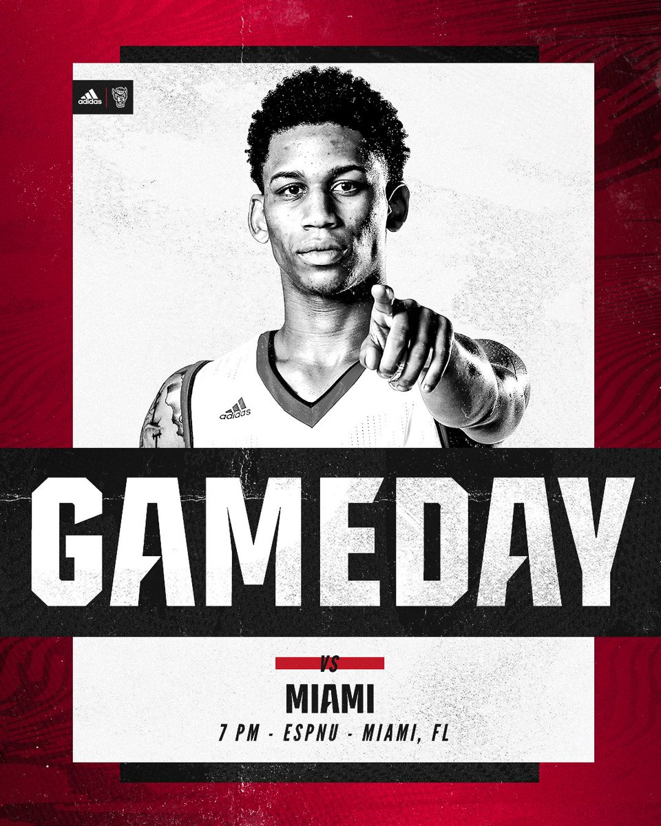 PackMensBball's tweet photo. GAMEDAY

🏀 #18 Pack at Miami
📺 @ESPNU 
🕖 7️⃣:0️⃣0️⃣ https://t.co/zxcBhCIgvi