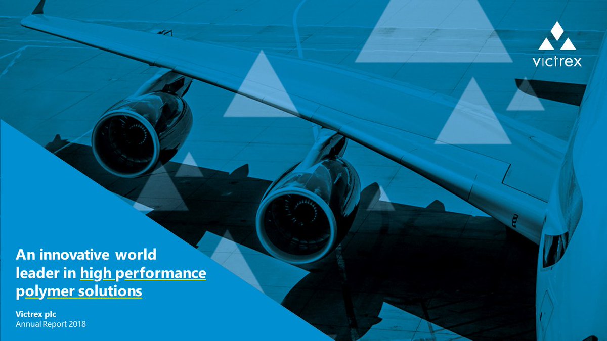 victrexir's tweet photo. https://t.co/W8guGQ1w08

With over 40 years of innovation to build on, and over 900 people waking up every day focused on shaping future performance for our customers and markets, 2018 was another good year for Victrex. #Victrexplc  #PEEK https://t.co/SJcKWhaxwK