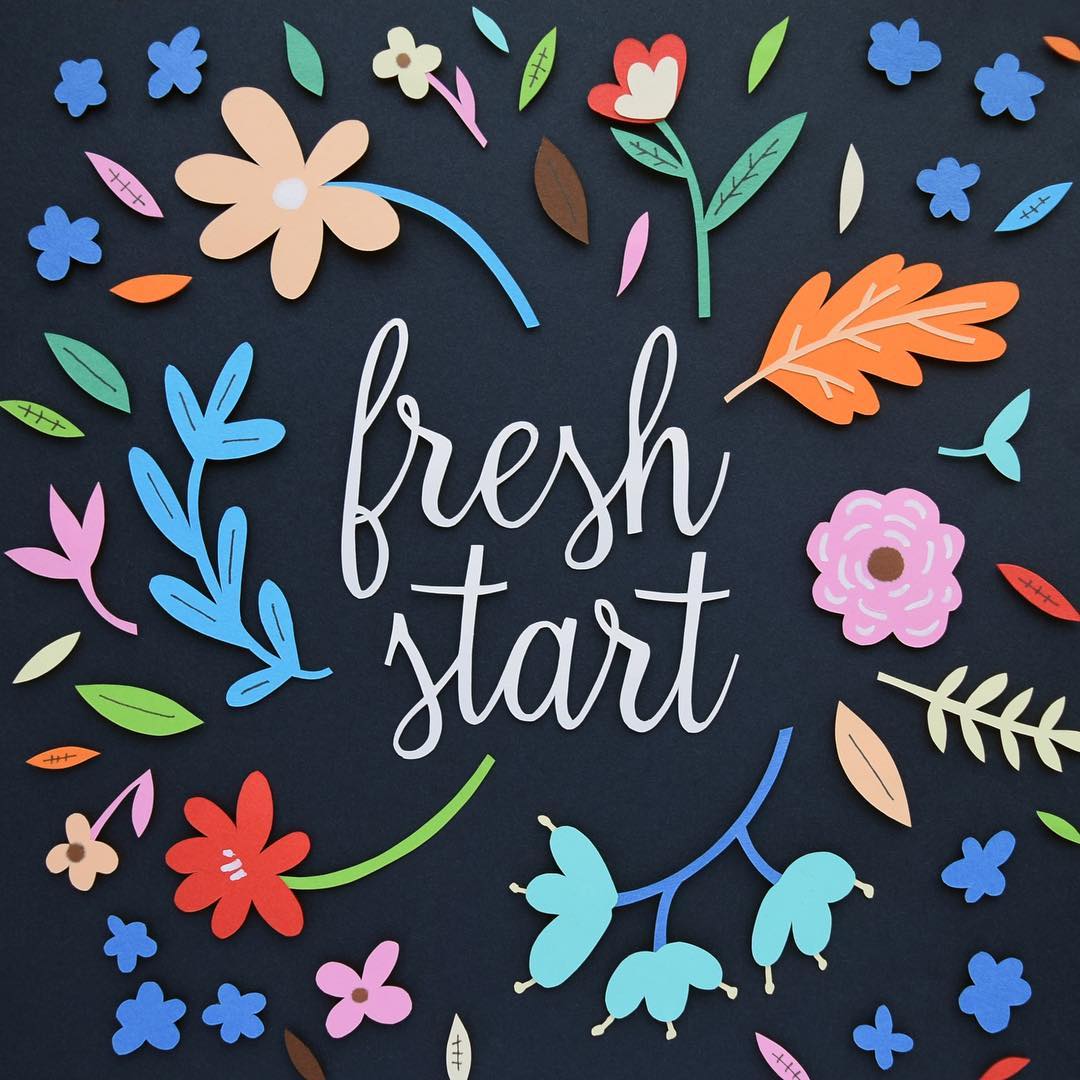 DalerRowney's tweet photo. "Fresh Start" by #designer and #paper #artist Lisa Jay created with #Canford #card, is the ideal message to start in 2019. We are excited to see what #art and projects are awaiting us in the New Year. Stay #creative using #dalerrowney. https://t.co/4bxcwnb4ly