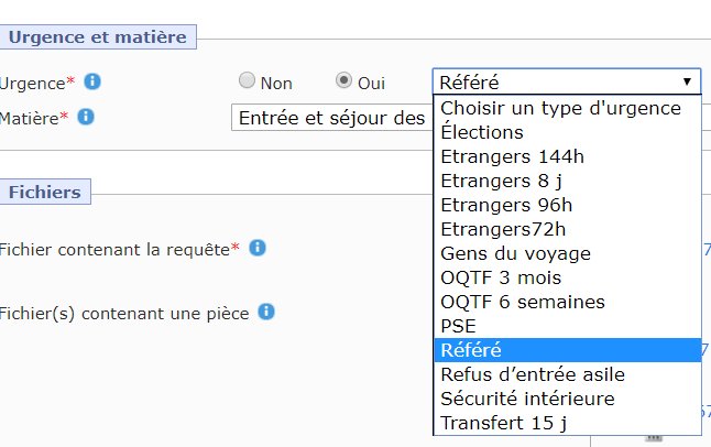 ClaudeCOUTAZ's tweet photo. Pour permettre d'éloigner plus vite les étrangers, #telerecours est à jour de la loi asile immigration. Faites votre choix de délais dérogatoires du droit commun: 72h, 96h, 144h, 15 jours, 6 semaines, 3 mois... #toujoursprêts @Place_Beauvau @Conseil_Etat https://t.co/nJZD0wENck