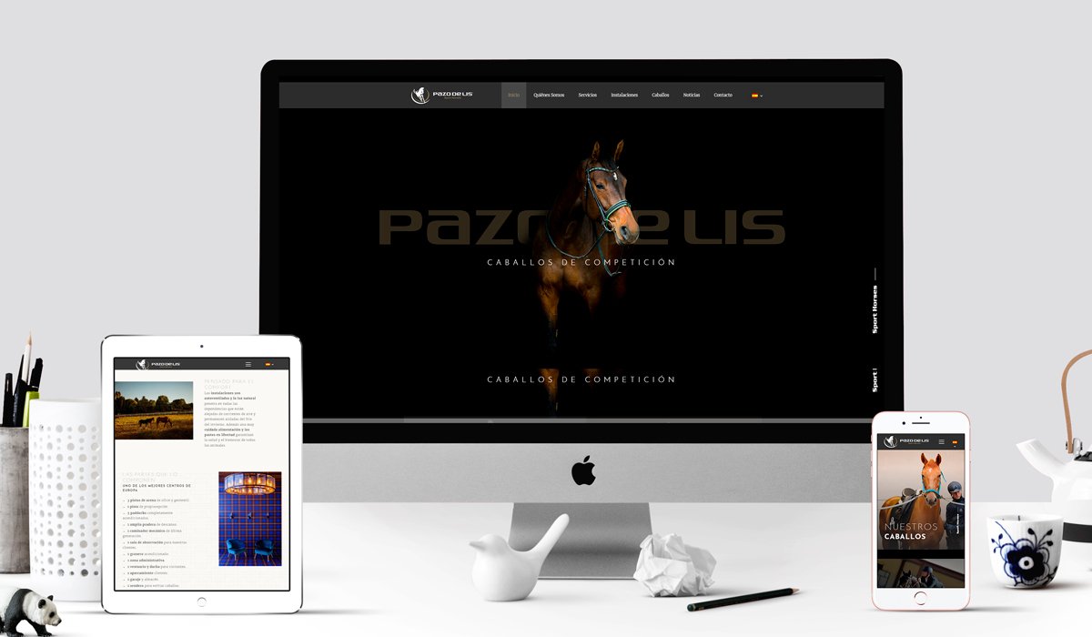 InvBit's tweet photo. Comenzamos el año con un nuevo proyecto recién salido del horno: la web de Pazo de Lis, un establo dedicado a la cría y entrenamiento de caballos de competición 🐴 https://t.co/HSbpe6TeCB #diseñoweb #desarrolloweb #pazodelis #sporthorses https://t.co/qHGtsnmqSs