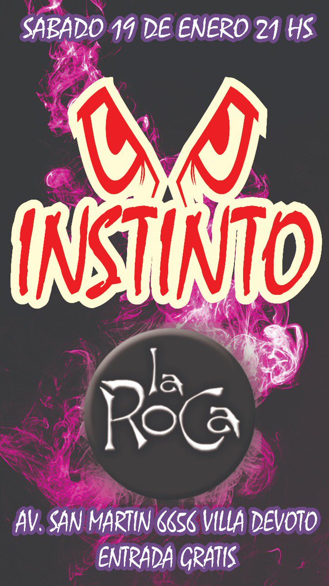 rockinstinto's tweet photo. El 19 en La roca bar villa devoto #BuenJueves https://t.co/Qmq27JCTgQ