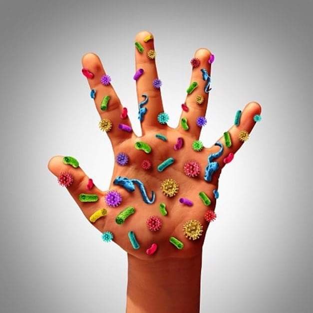 If only we could see where microbes hide on high touch surfaces....WE can! Hands carry all kinds of #bacteria, which are then transferred to different #surfaces we touch. If you can see where #germs are hiding then you can target those locations to #preventinfection. #microbe