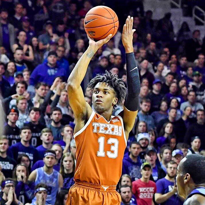 Coach_Peterson's tweet image. THE LIGHTS ARE ON!!!! Kid was on 🔥. Career high 23 points. Finished 7 of 9 from three point range to lead the Longhorns to a win over the Kansas State Wildcats! @JaseFebres #MakeEmPay #Sniper #ShootersShoot #OnToTheNext
