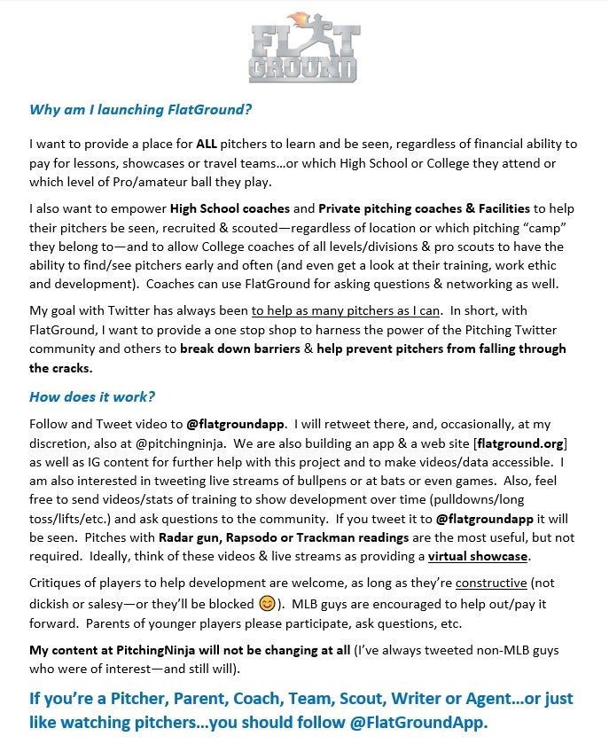 The next giveaway will be a set of Plyoballs from <a href="/DrivelineBB/">Driveline Baseball</a> (thanks to Driveline CEO <a href="/mike_rathwell/">Mike Rathwell</a>).  🔥 

You have to follow @flatgroundapp &amp; retweet this tweet. 

One winner will be randomly selected.  Good luck!