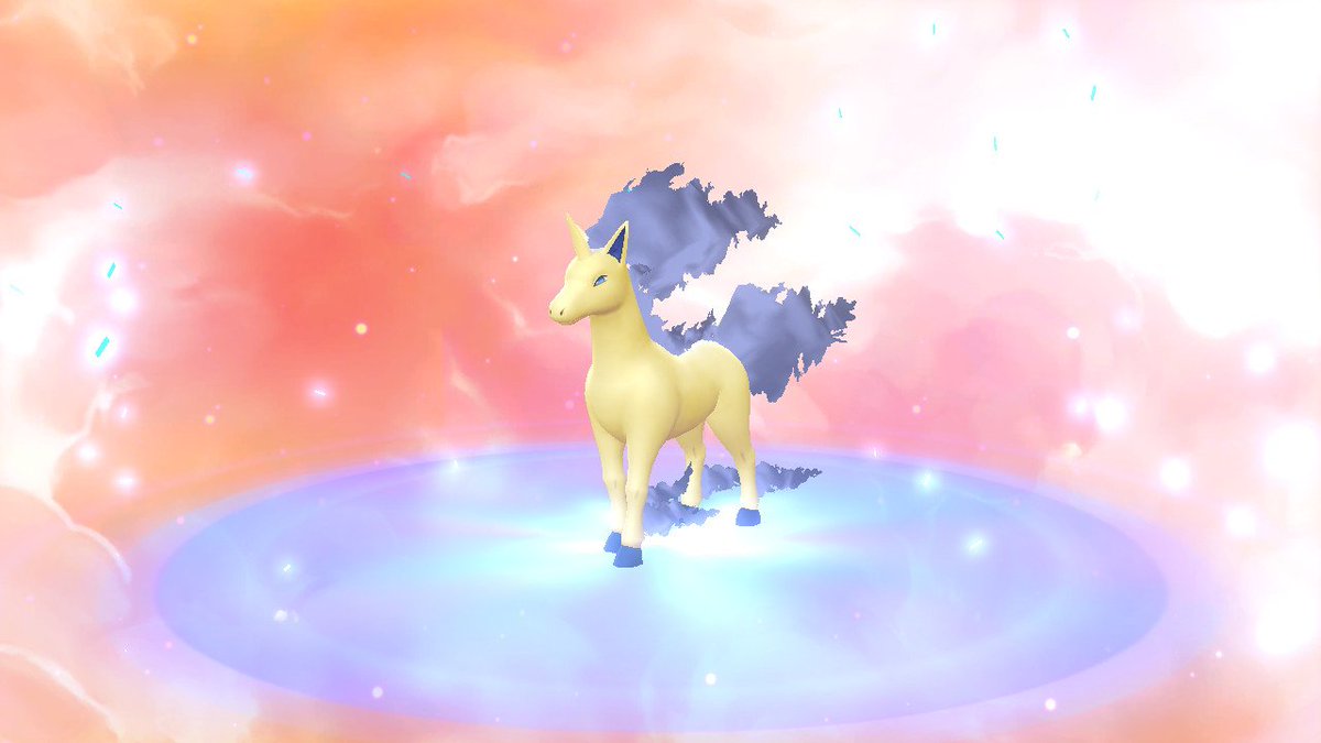 sendvulpix's tweet image. More on my shiny ponyta #PokemonLetsGo #NintendoSwitch