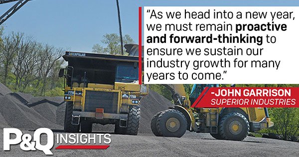 pitandquarry's tweet photo. 2018 was a turning point for aggregate producers, says @superiorind's John Garrison. Check out Garrison's forecast for automation, labor, infrastructure and more. https://t.co/FEkp0St2Im (Photo: Kevin Yanik) #PQInsights https://t.co/aLcTWQllfA
