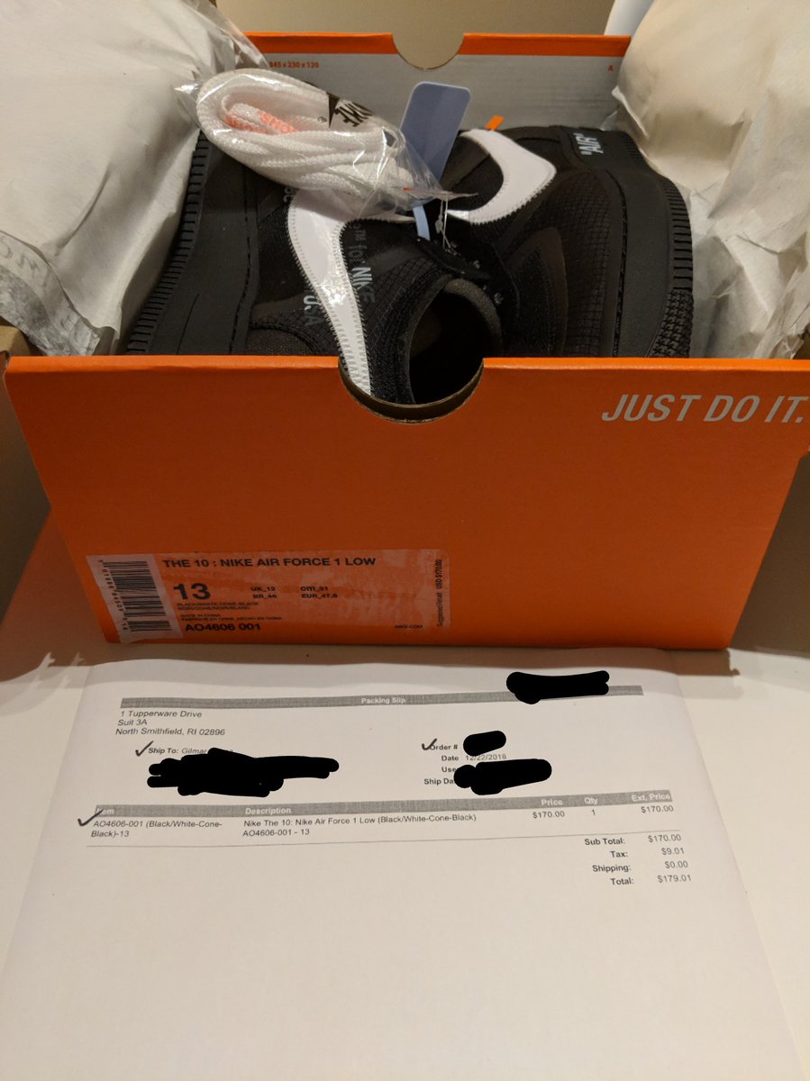 off white air force 1 box