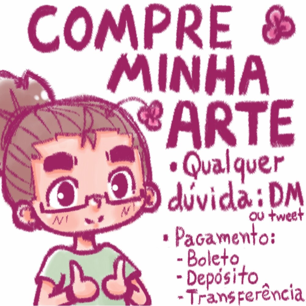 EgonLucas's tweet photo. 🌸 ENCOMENDAS ABERTAS 🌸

Olá, meu nome é Egon e estou vendendo minha arte bem baratinha pra comprar alimento!

Qualquer dúvida ou pedido, só chamar pela DM ou comentar aqui!

Quem não puder comprar, mas quiser ajudar dando RT: brigadão!
♡ https://t.co/j2k3NHMGf8