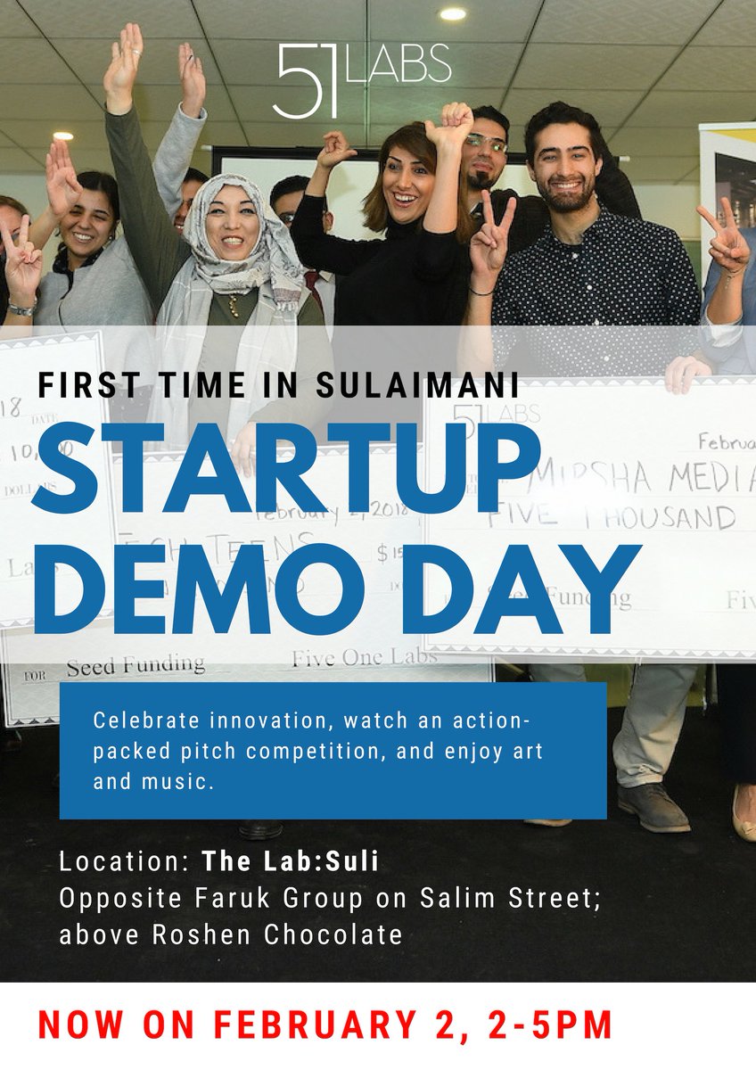 FiveOneLabs's tweet photo. To our community: we are rescheduling Demo Day to February 2nd, from 2-5pm, @thelabsuli to accommodate community members who are out of town for the holidays, away on school break or unavailable during this busy time at the start of the year. We hope you will be able to join us! https://t.co/QhDdaC7lna