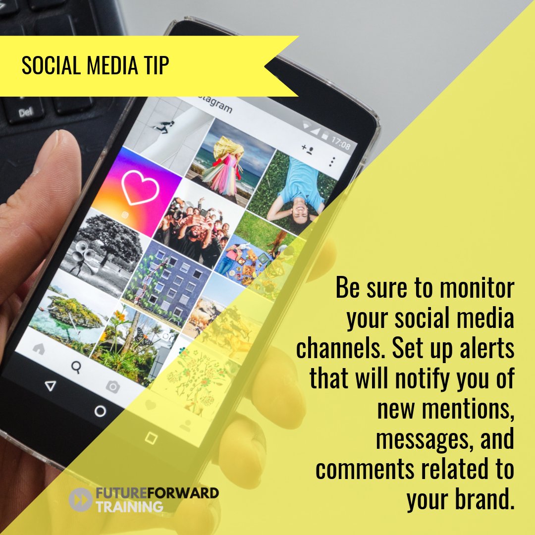 futureforwardme's tweet image. Social media channels are places where anyone can post anything. Make sure you are monitoring yours regularly. 

#digitalmarketing #socialmedia