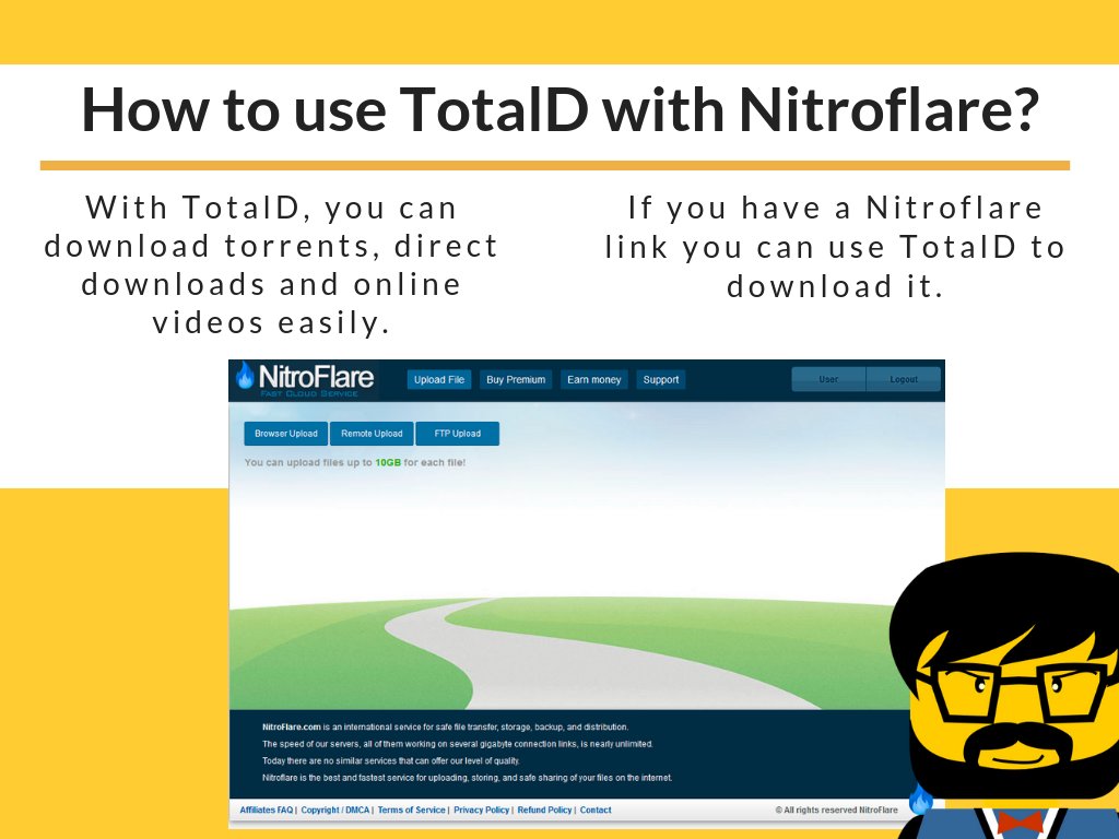 TotalD_software's tweet photo. How to use TotalD with Nitroflare?
https://t.co/QEVP5pNVCM https://t.co/Cn7UjnOjMk