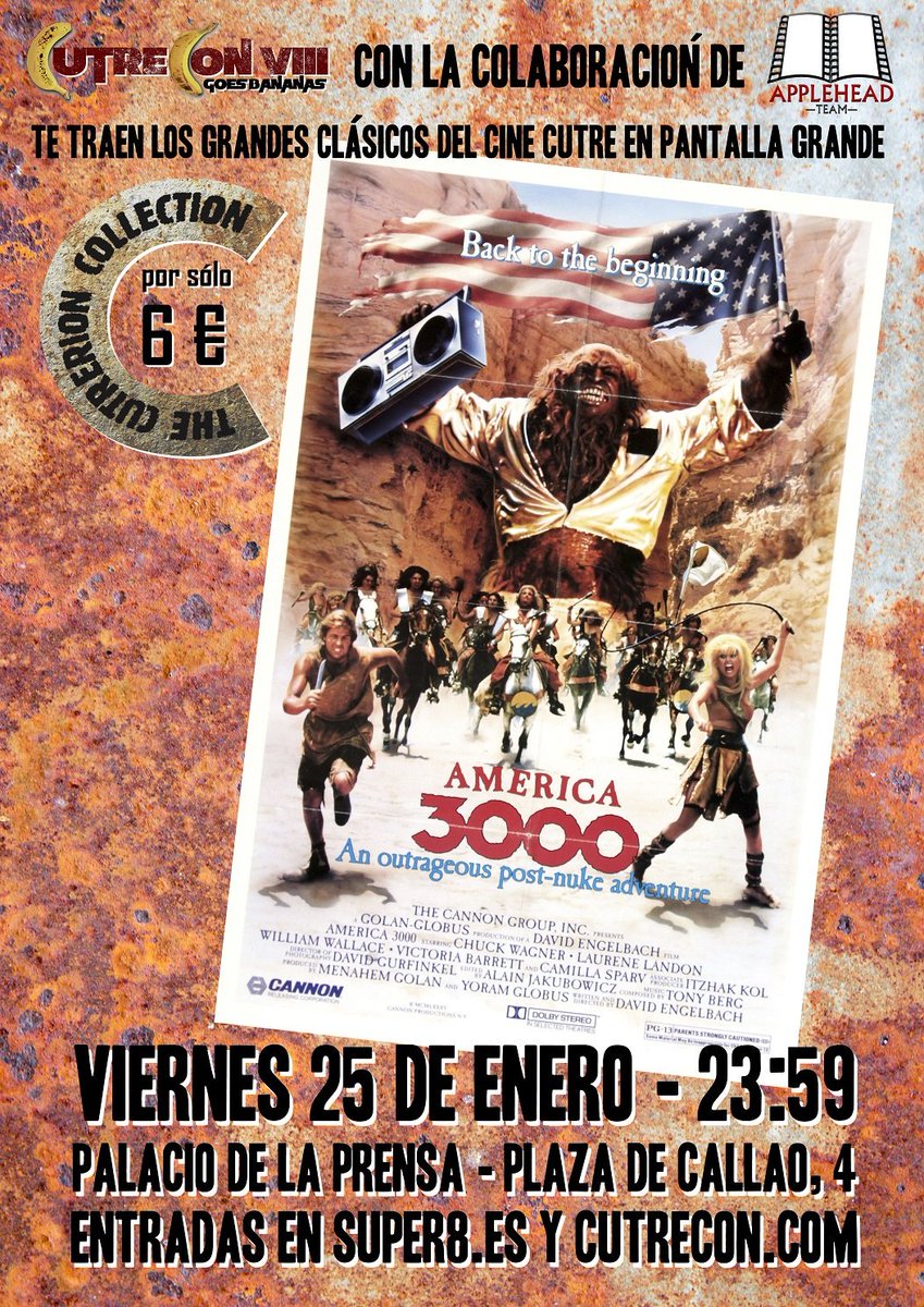 cinecutre's tweet photo. ¡Ya a la venta las entradas de TODAS las sesiones de pago de #Cutrecon 8 en @palacioprensa! ¡Y muy pronto publicaremos la programación final!

Entradas aquí: https://t.co/Bj5tGRiCMS https://t.co/gtdCWPJwLs