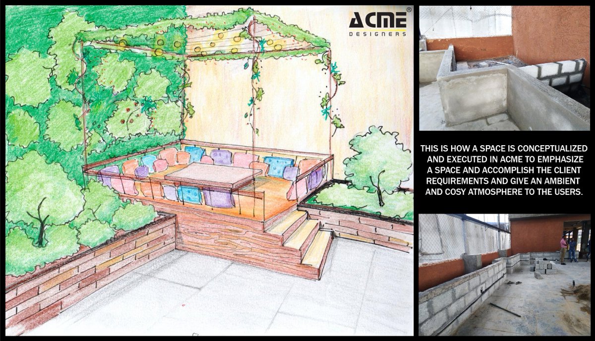 ACME_Designers's tweet photo. THIS IS HOW SPACE IS CONCEPTUALIZED
AND EXECUTED IN ACME TO EMPHASIZE
SPACE AND ACCOMPLISH THE CLIENT
REQUIREMENTS AND GIVE AN AMBIENT
AND COSY ATMOSPHERE TO THE USERS.
#Acmedesigners #acmeconstruction #interiordesigners #architects #Pub #bar #brewery #bengaluru https://t.co/LgdRn38D0Y