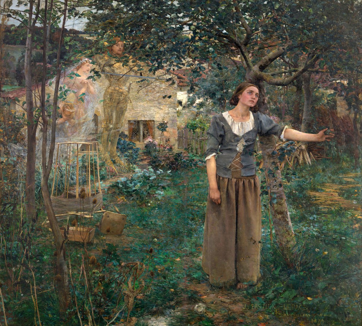 キリスト教絵画bot ジャンヌ ダルク 1879年 ジュール バスティアン ルパージュ Joan Of Arc Jules Bastienne Lepage T Co Xdvaorgtyj