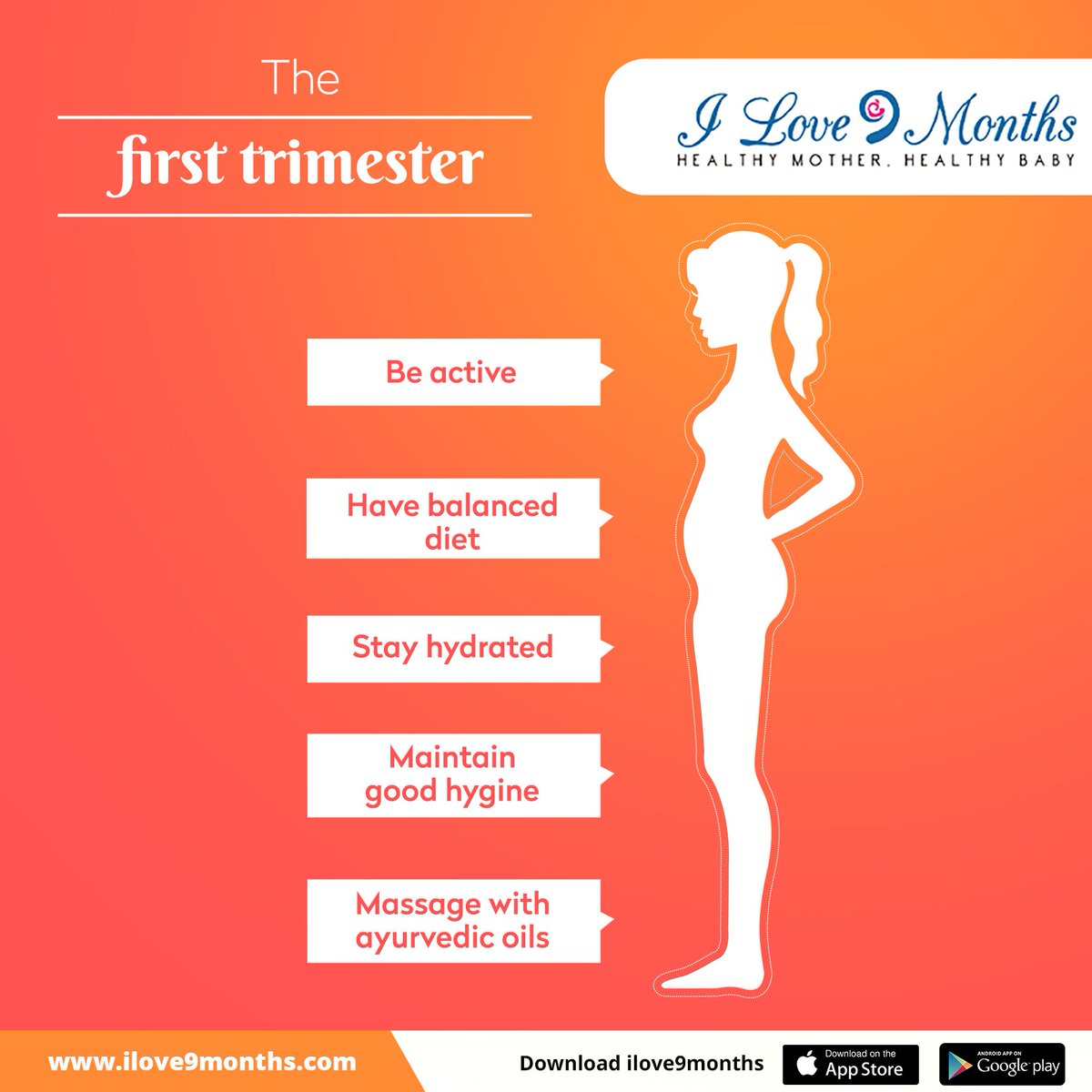 ILuv9m's tweet photo. Your baby goes through the most critical stages of development in the first trimester. So, this is when you need to give your body special attention. Find out what your body needs and how you can take care of it with Ilove9months. https://t.co/aRR1q9h4lF