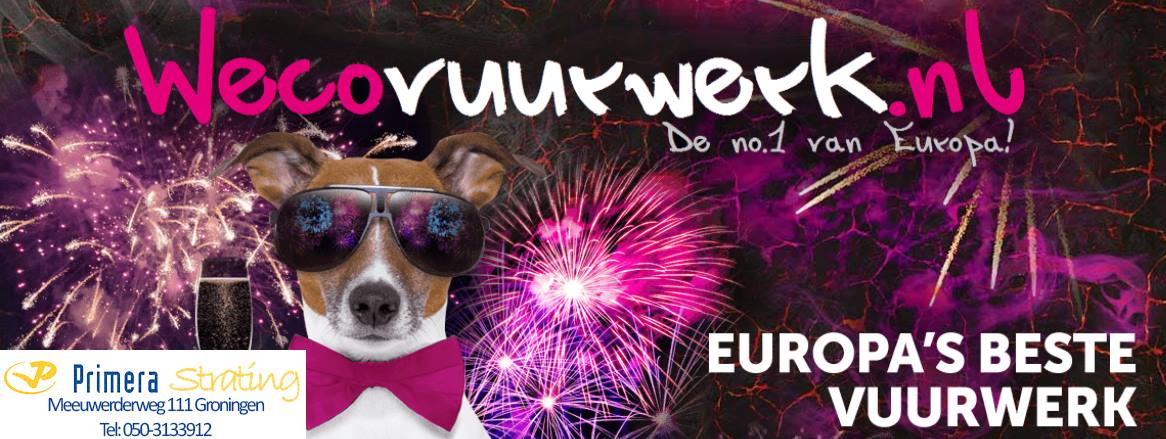 Bestel vandaag nog uw #vuurwerk in de voorverkoop en geniet nog van de aanbiedingen en #gratis vuurwerk. Kijk snel op wecovuurwerk.nl/strating! #Groningen #oudennieuw #Oosterpoort