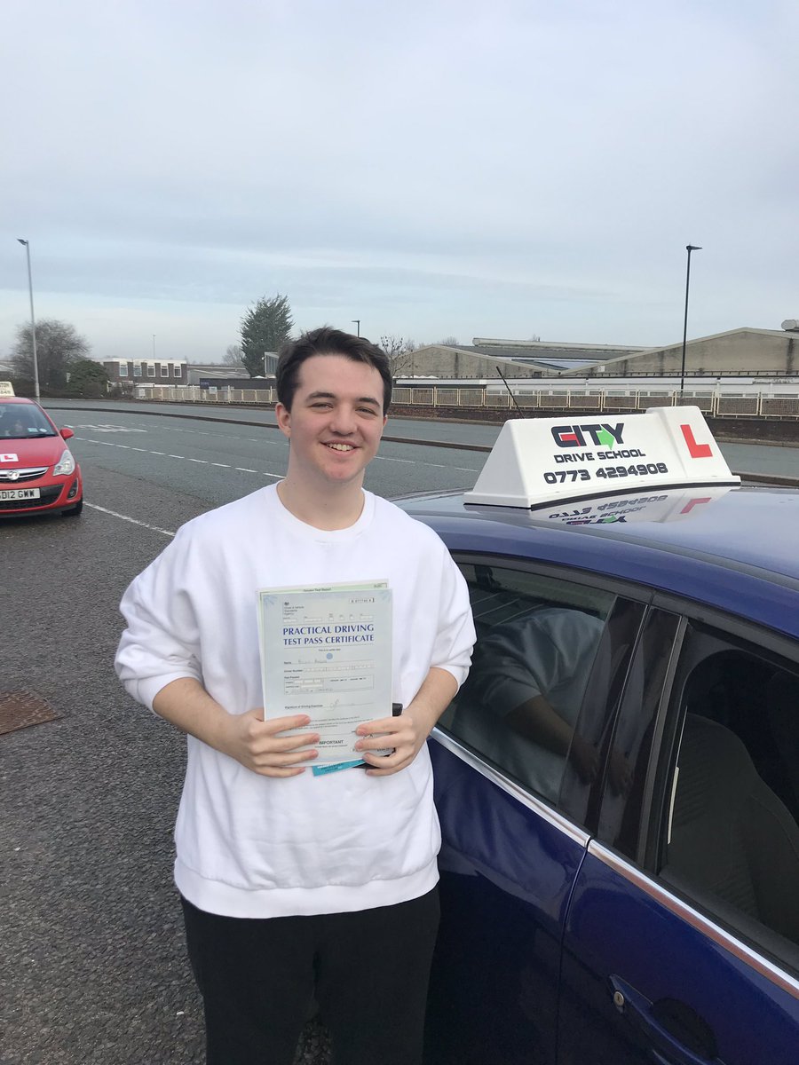 Well done to Billy Hague who passed his test today. #drivingtest#drivingtestpassed #drivingtestpass #drivingtestsuccess #learntodrive #drivinglessons  #drivinglesson #citydriveschool #sheffieldissuper #sheffield #localcommunity #middlewood #hillsboroughcommunitycollege