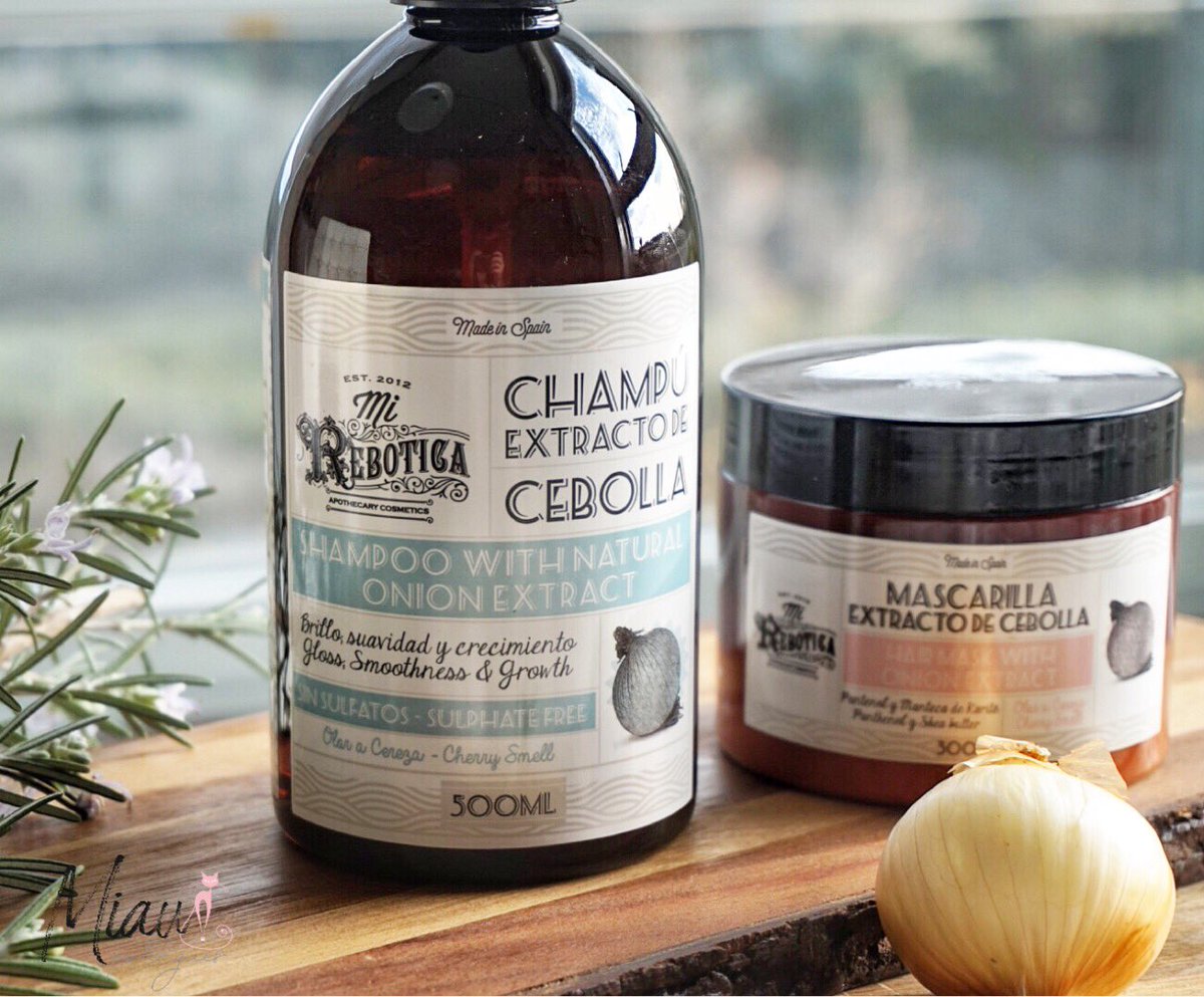 SandraMiau1876's tweet photo. #regalodemirebotica
Estoy muy contenta con esta gama de #champú y #mascarilla con #extractodecebolla 👩🏻‍🦰  @MiRebotica 
✔️Sin sulfatos
✔️Sin siliconas
✔️Olor a 🍒
Por ahora no noto más densidad pero es suave con cuero cabelludo y deja volumen 👏🏻
#mirebotica #skincare #sulfatefree https://t.co/qFePQJNrCW