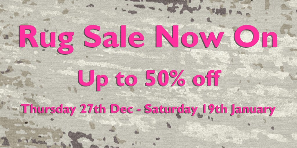 Bazaar Velvet Winter Sale Now On! Beautiful quality rugs available with discounts of up to 50% until 19th January. Visit our showroom or view online bazaarvelvet.com/product-catego…  
#sale #rugsale #handknottedrugs