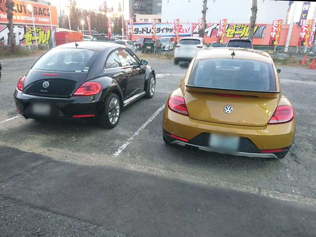 ｈiya 𓅓 בטוויטר Vw ザ ビートル グレード違いの Dune と 隣合わせしたのでパシャリ ザ ビートルは 来年で 生産終了 寂しくなります ザビートル Thebeetle Fenderedition フォルクスワーゲン Volkswagen T Co Ngeggkwwd9
