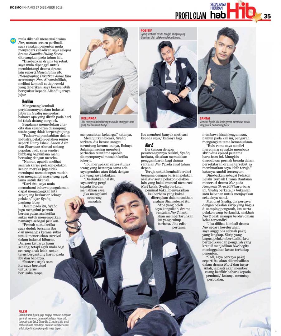 SkyloversSk's tweet photo. "BINTANG TERANG BERNAMA SYAFIQ KYLE @iSyafiqKyle .... #OurDambae,fly high #CapikNeverQuit 
[CREDIT KOSMO ONLINE] https://t.co/C0iRZXCxvp