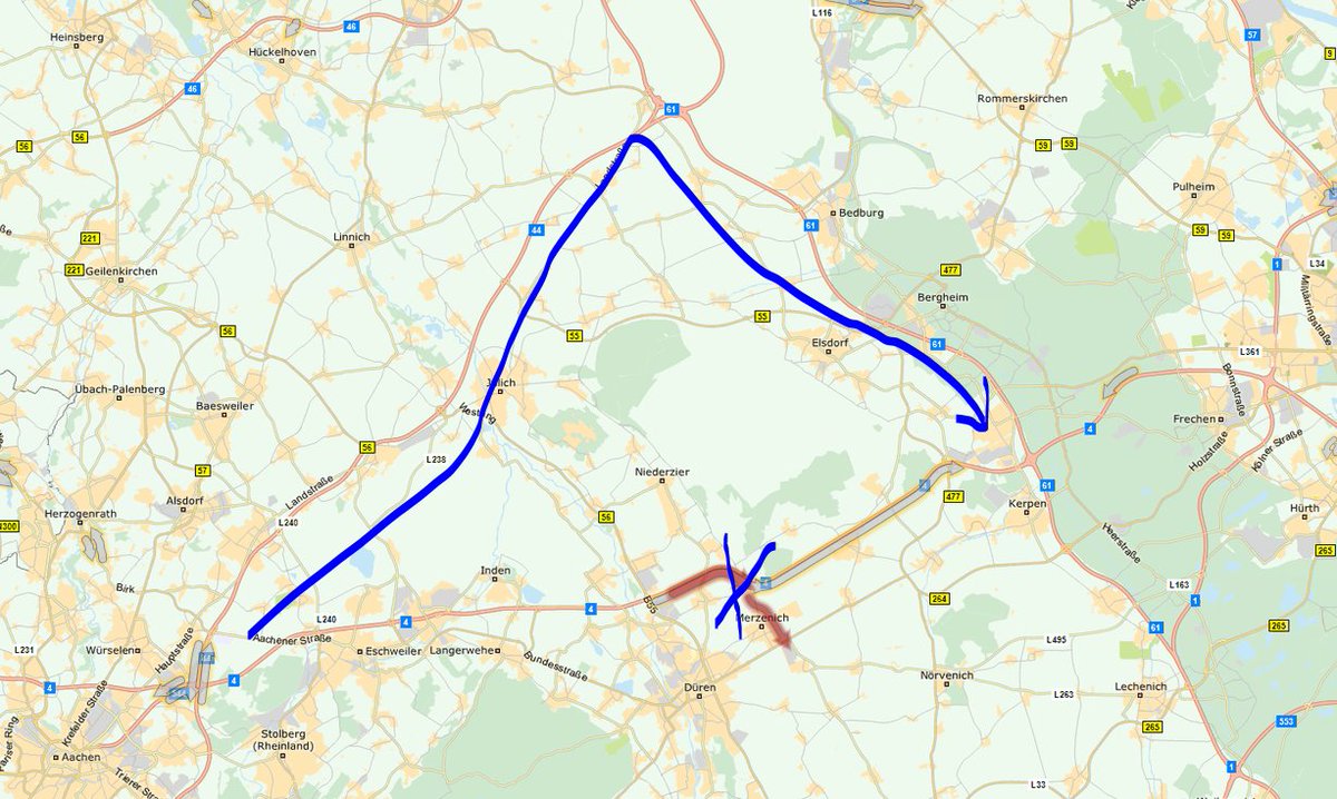 Anwbeuropa On Twitter De A4 Aken Keulen Is Dicht Tussen Duren En Elsdorf Na Een Ongeluk Omrijden Kan Via De A44 A61 Duitsland